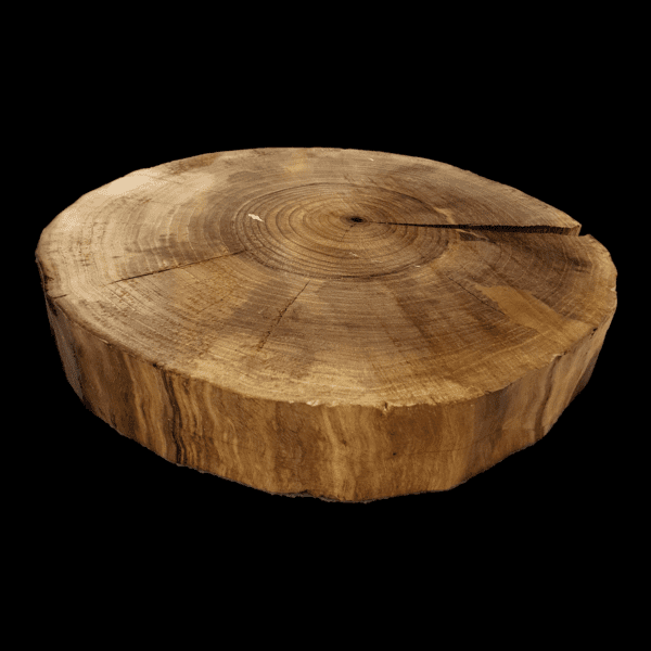 Runde Holzplatte aus Walnuss | 31Dx6cm – Bild 3