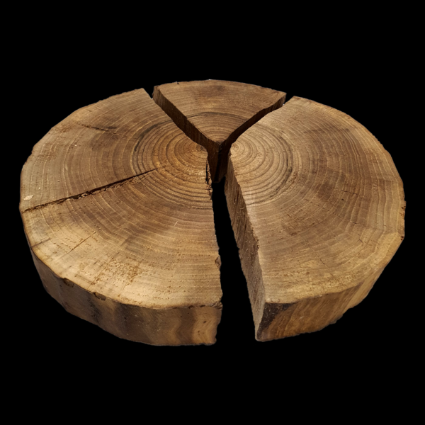 Runde Holzplatte aus Walnuss | 30Dx5,5 cm – Bild 2